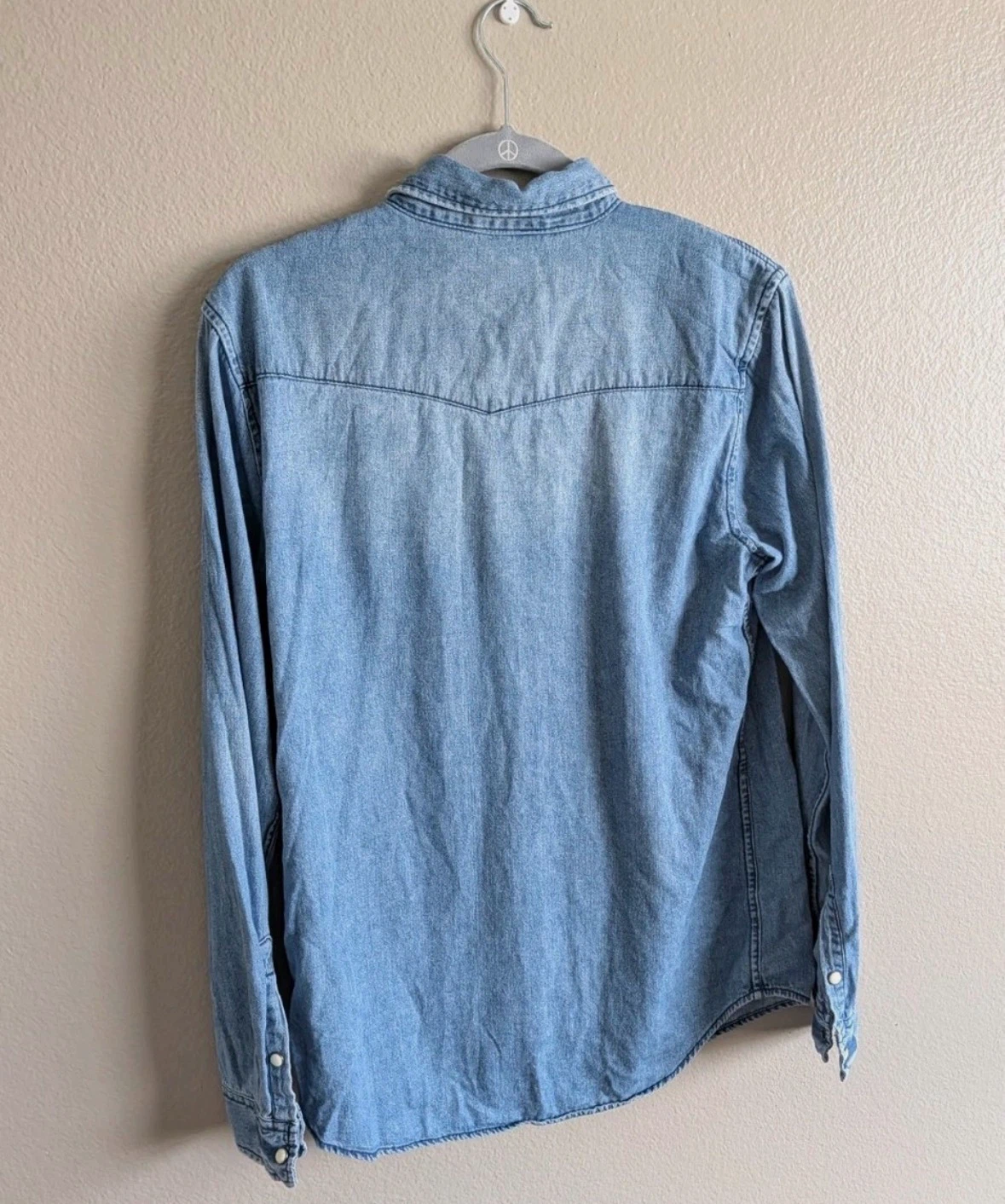 Undercut Denim Shirt - Men’s M - photo 2
