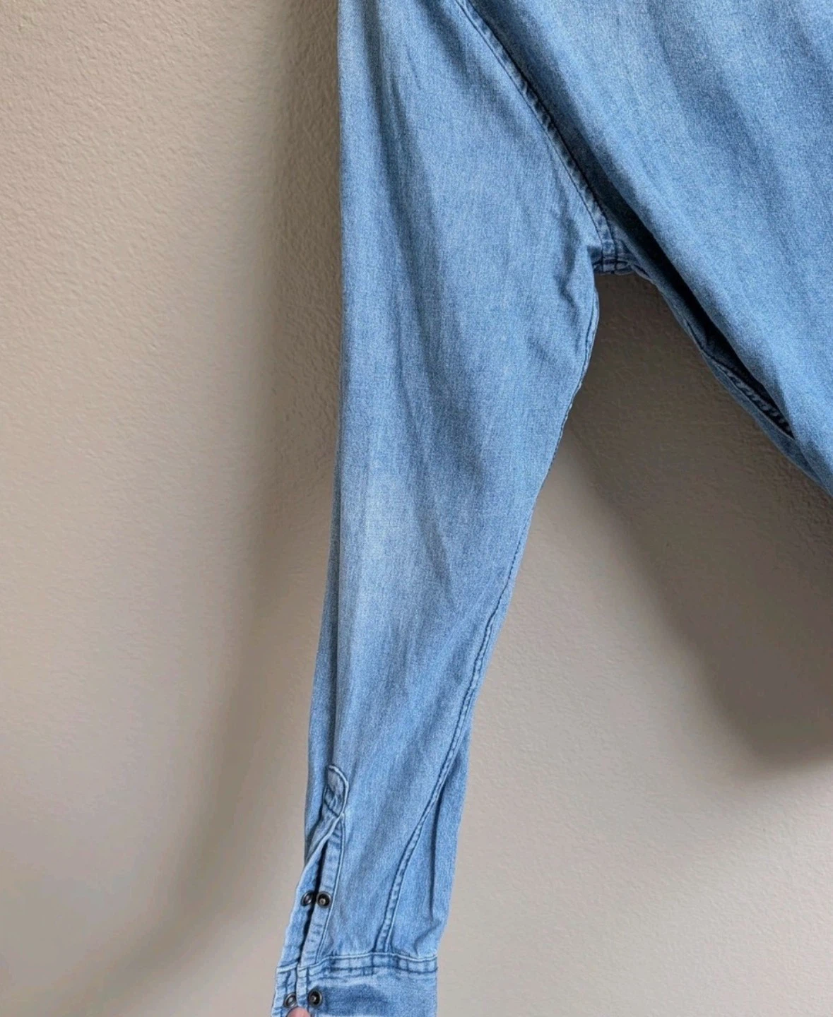 Undercut Denim Shirt - Men’s M - photo 3