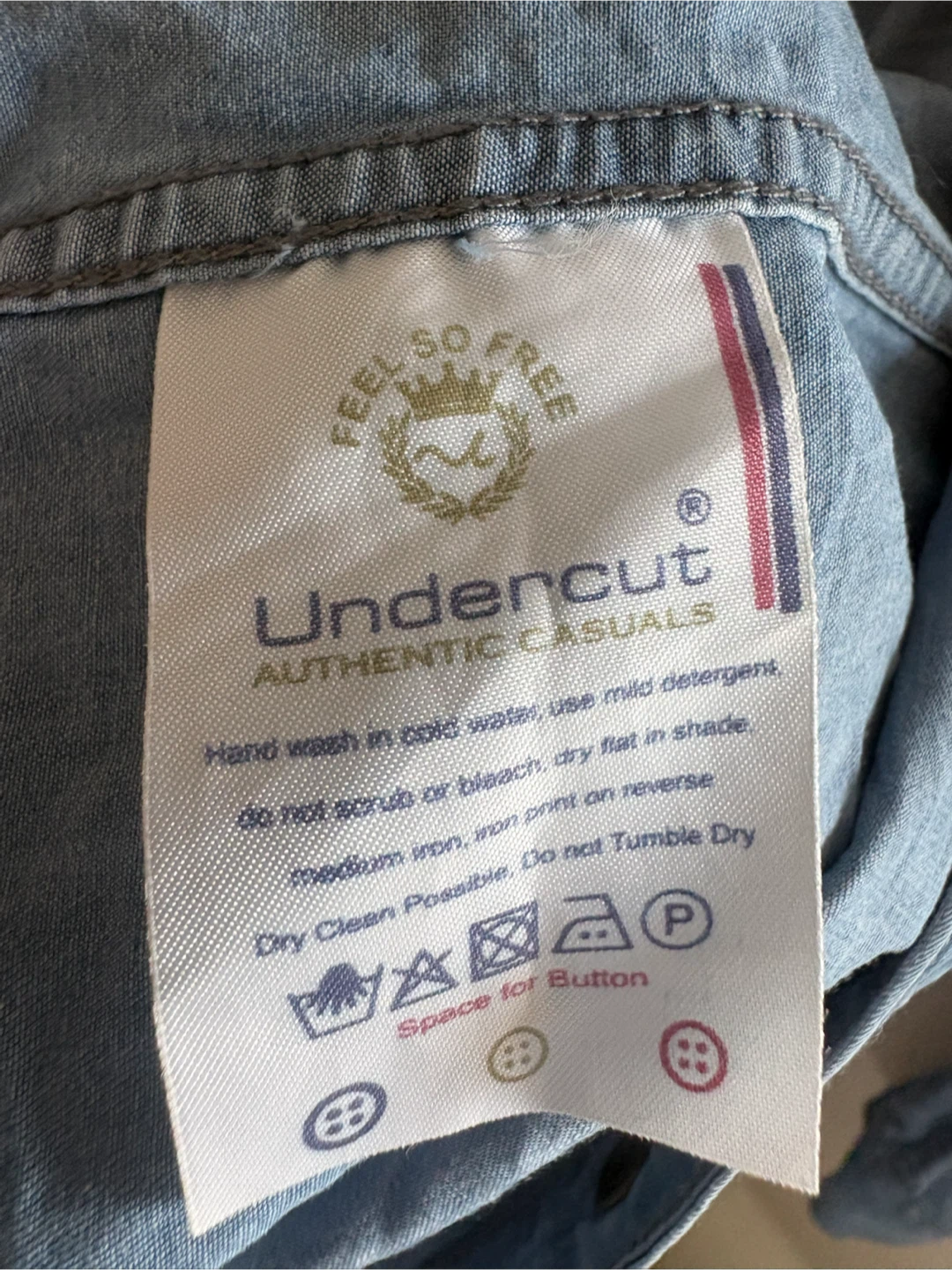Undercut Denim Shirt - Men’s M - photo 4