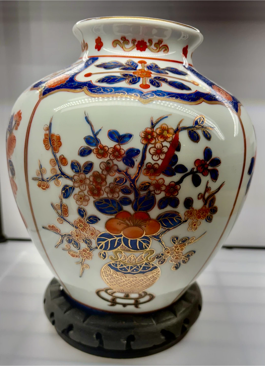 Japanese Imari Style Porcelain Vase