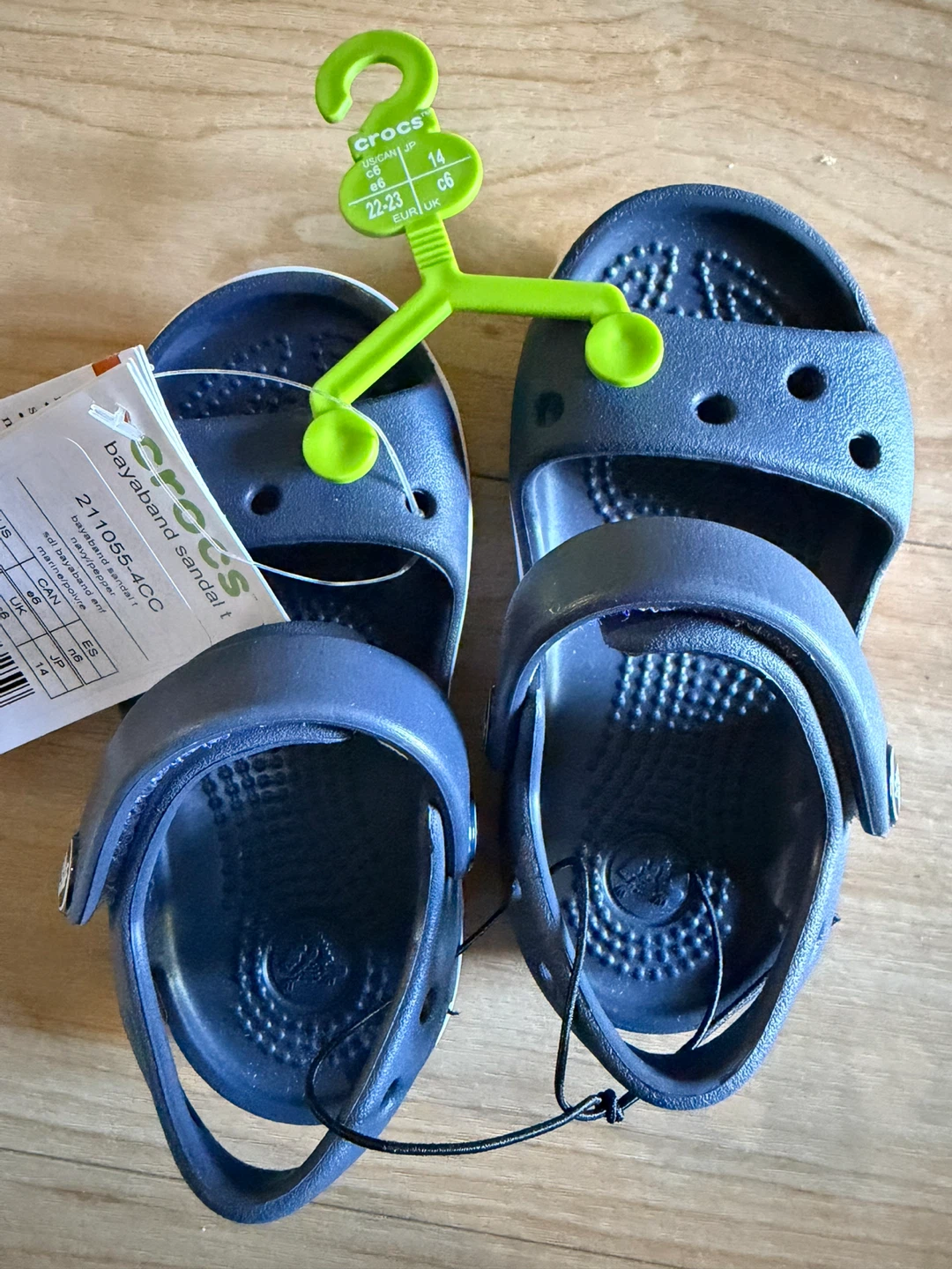 New Crocs Bayaband Toddler Sandals Navy Size C6