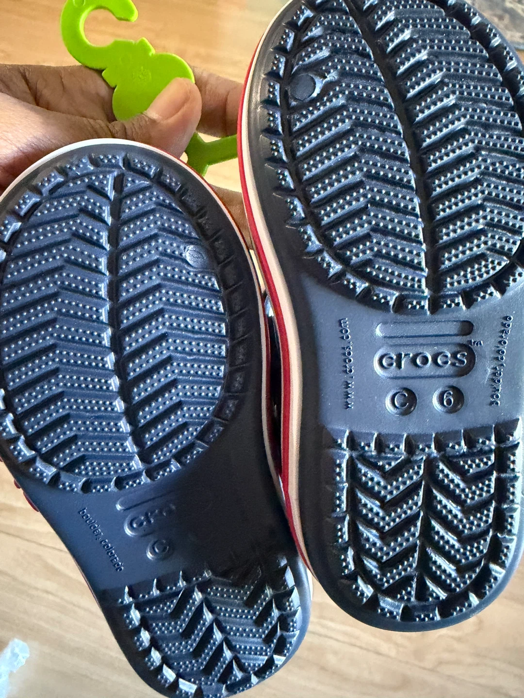 New Crocs Bayaband Toddler Sandals Navy Size C6 - photo 2