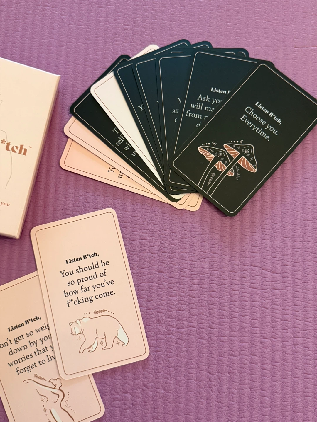 🏈Listen B*tch Affirmation Cards - photo 3