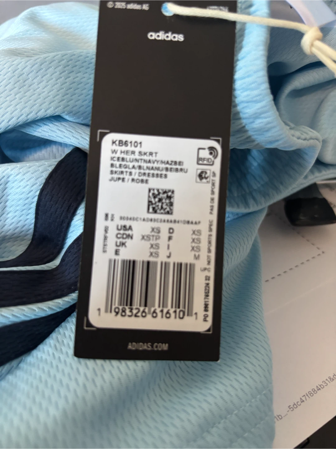Adidas Women's Heritage Skirt Light Blue - photo 3