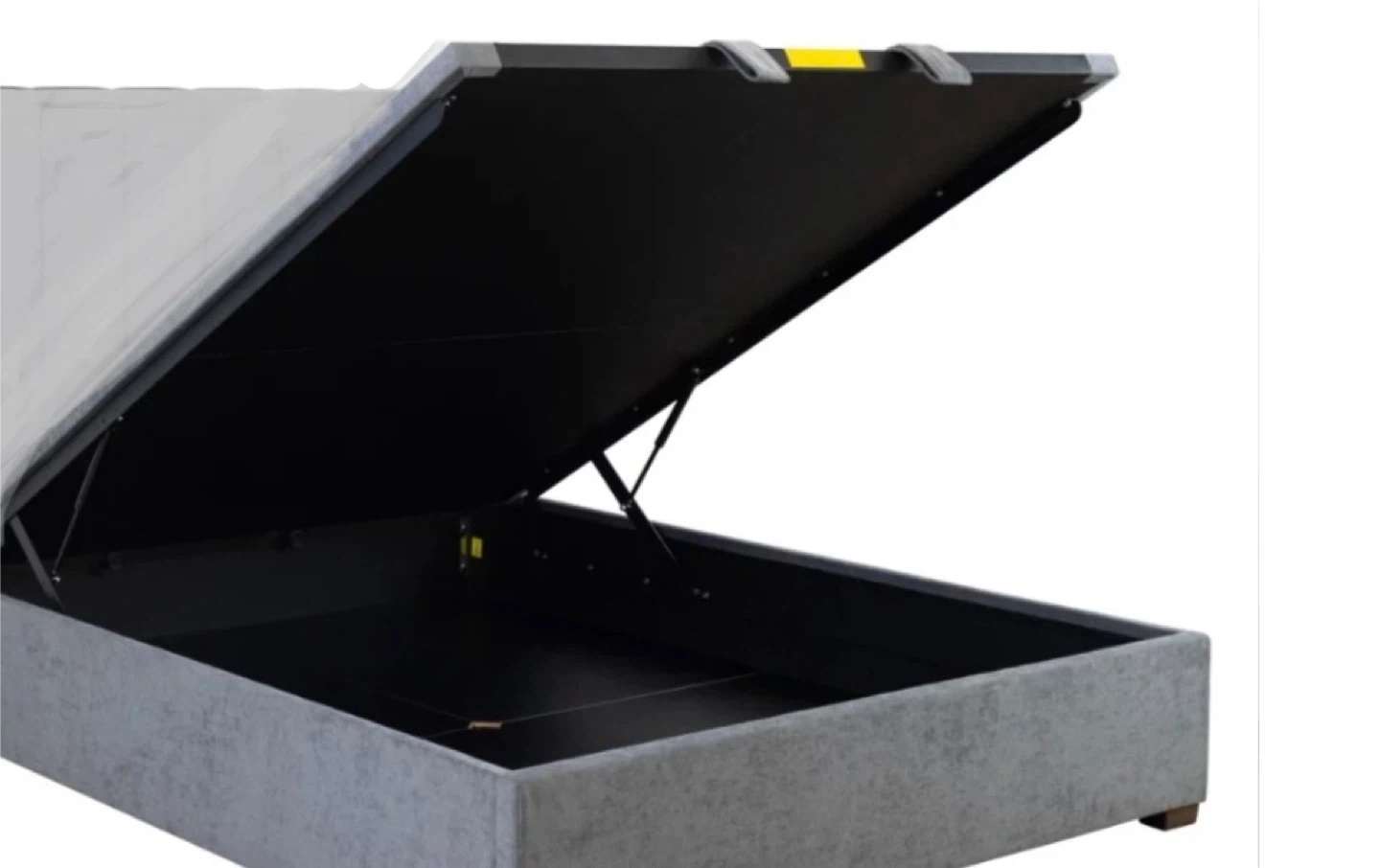 Leons Grey Upholstered Storage Bed-Ready for pick up - photo 2