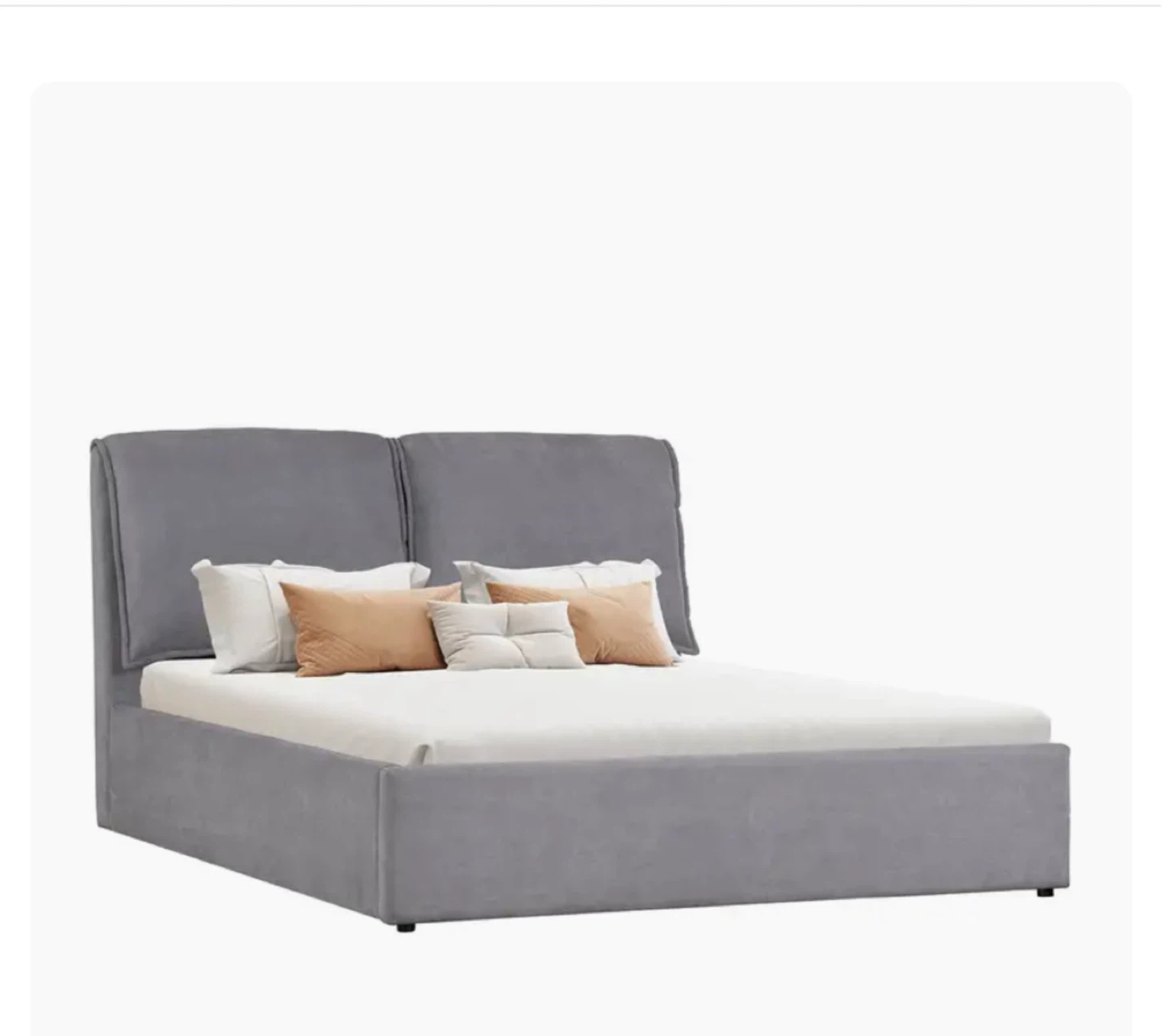 Leons Grey Upholstered Storage Bed-Ready for pick up - photo 3