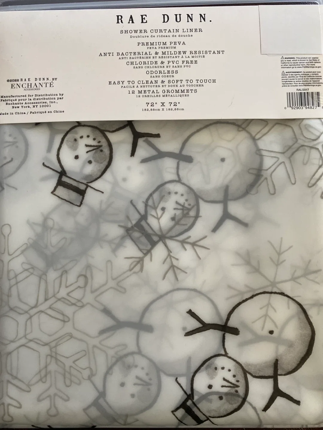 Shower curtain liner - photo 2