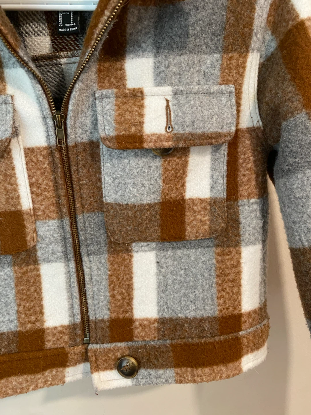 Forever 21 Plaid Cropped Jacket - photo 3