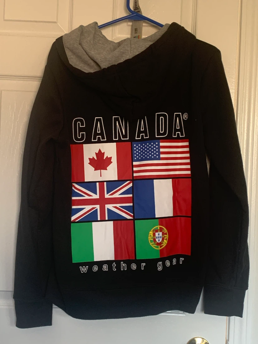 Canada Weather Gear Zip-Up Hoodie Black