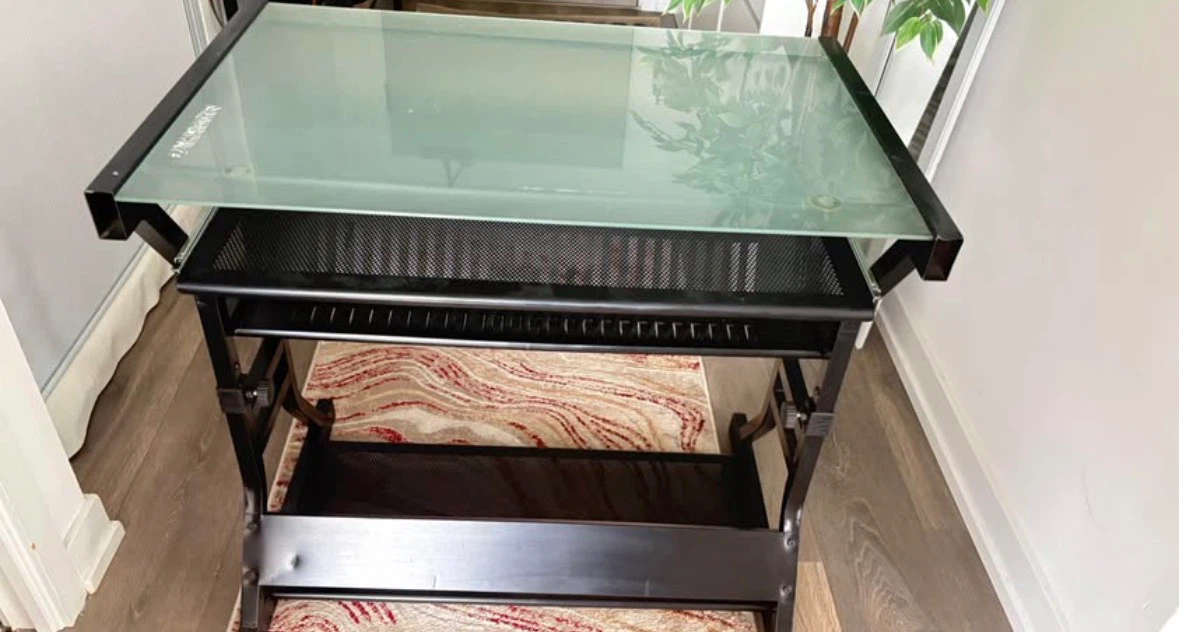 Glass Top Drafting Table - photo 3