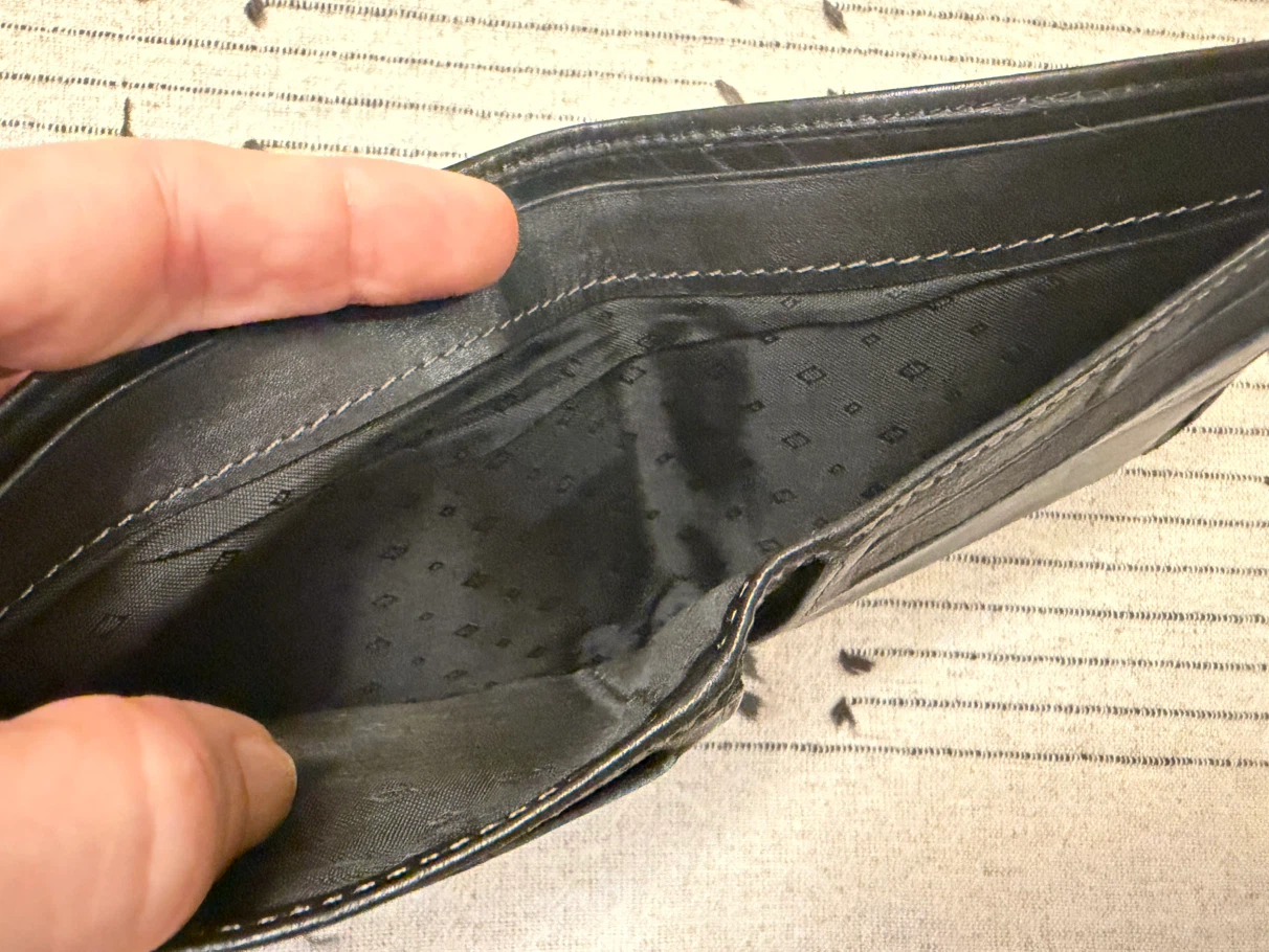 🏈Antler Black Leather Wallet - photo 3