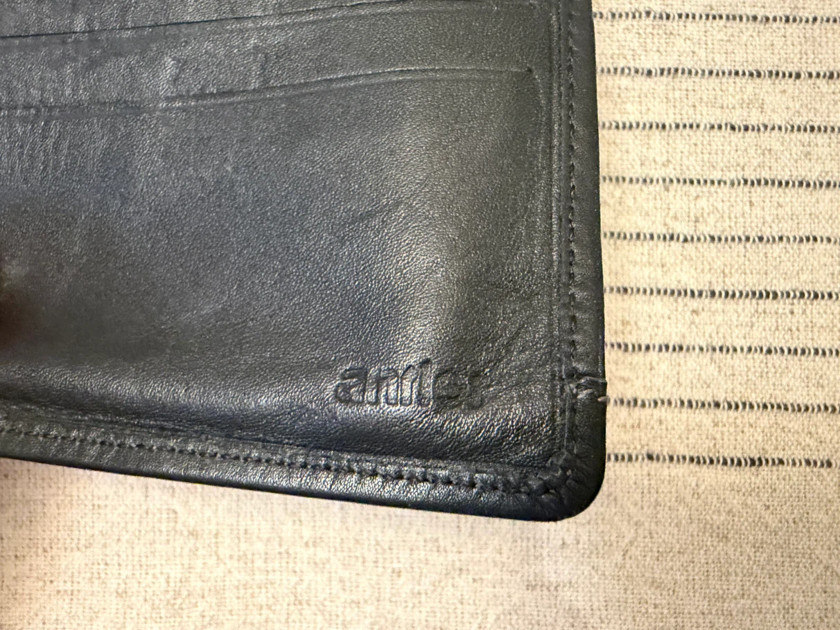 🏈Antler Black Leather Wallet - photo 5