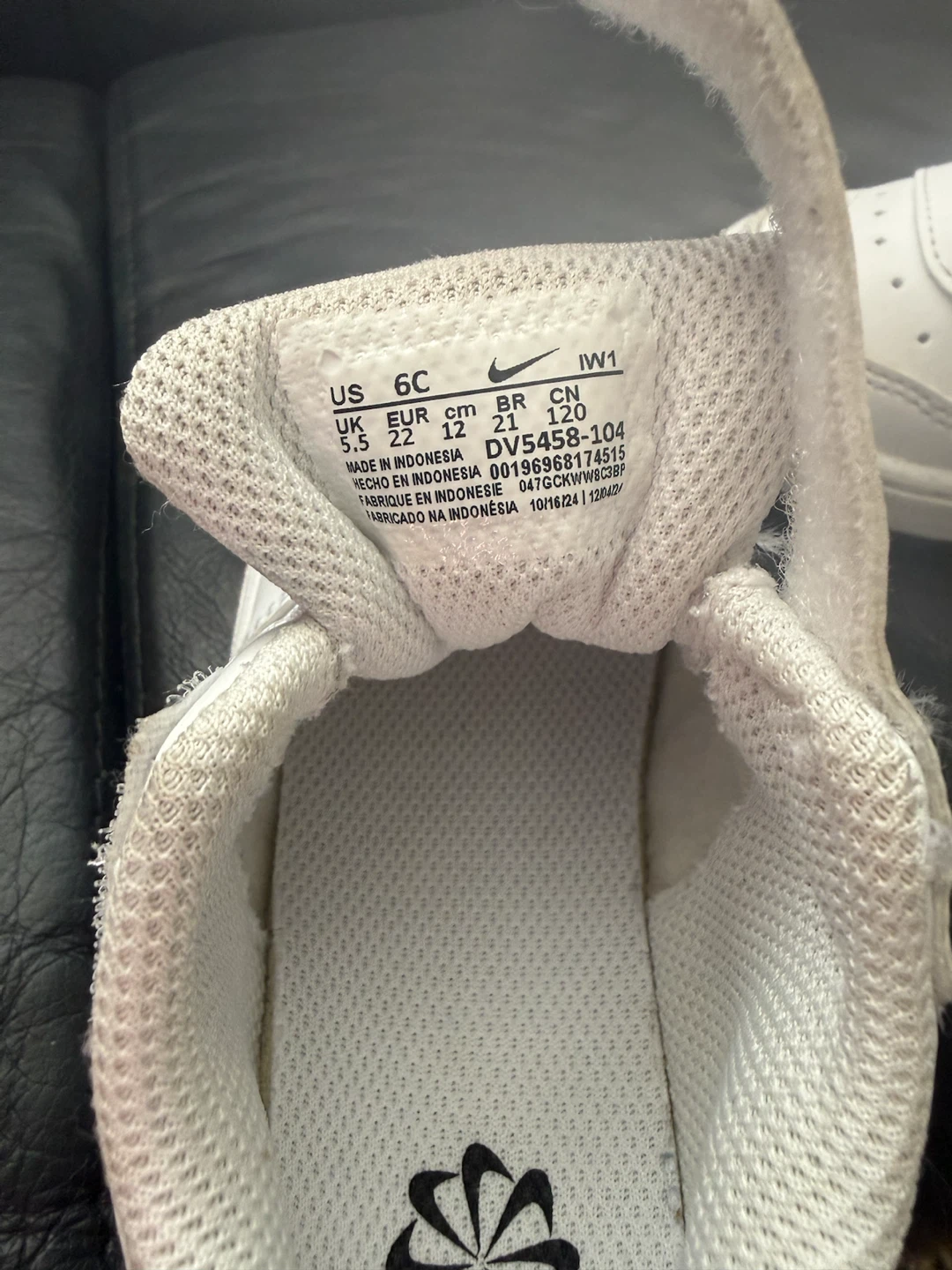 Nike Court Borough Low Recraft TD - Size 6C - photo 2