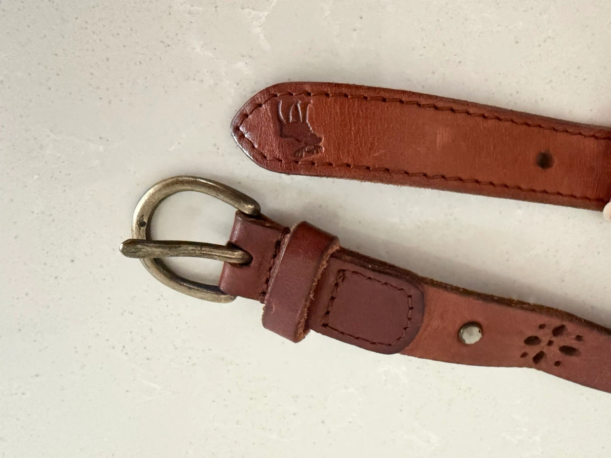 🏈Abercrombie & Fitch Leather Belt & Handmade bracelet Pack - photo 5