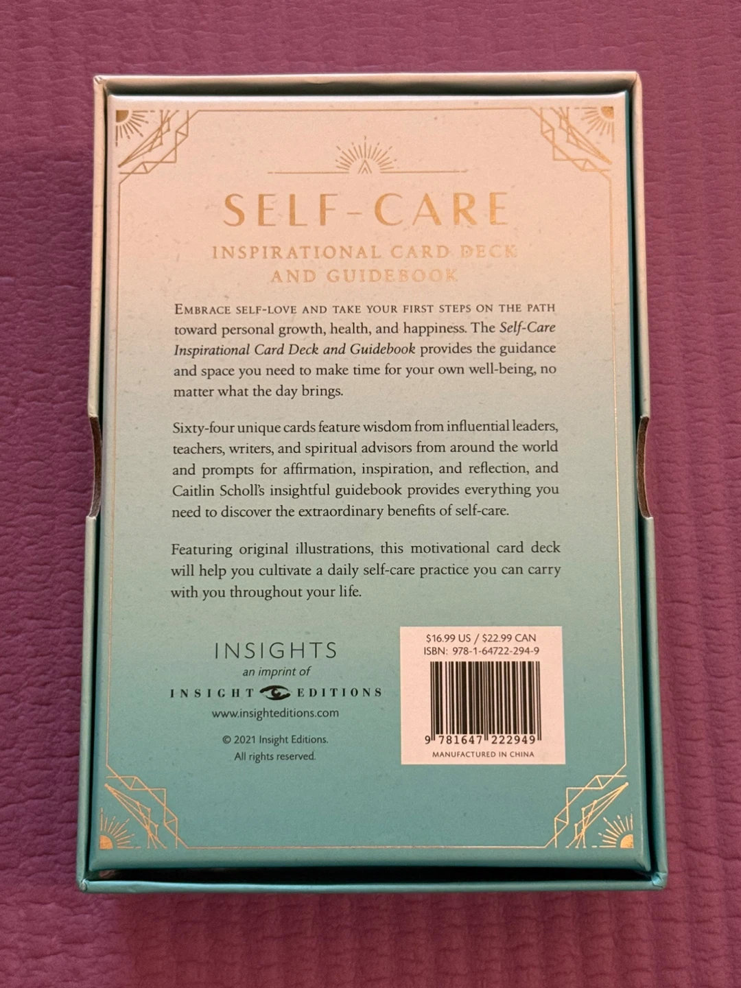 🏈Self-Care Inspirational Card Deck and Guidebook - photo 3