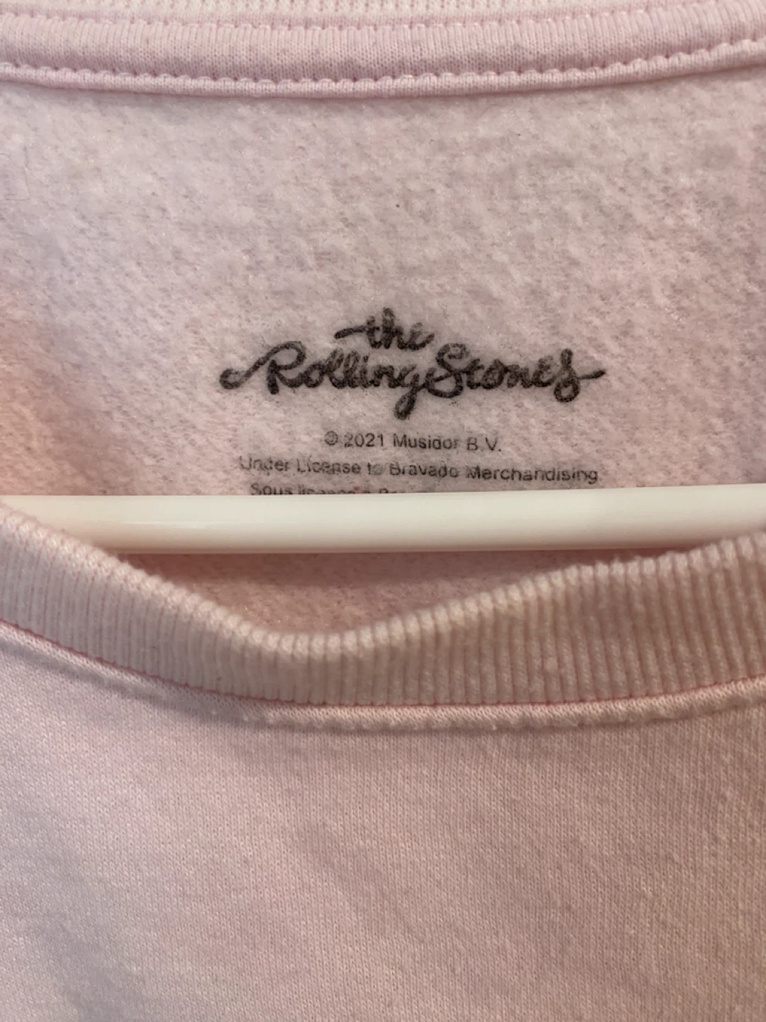 The Rolling Stones Pink Graphic Sweatshirt - photo 2