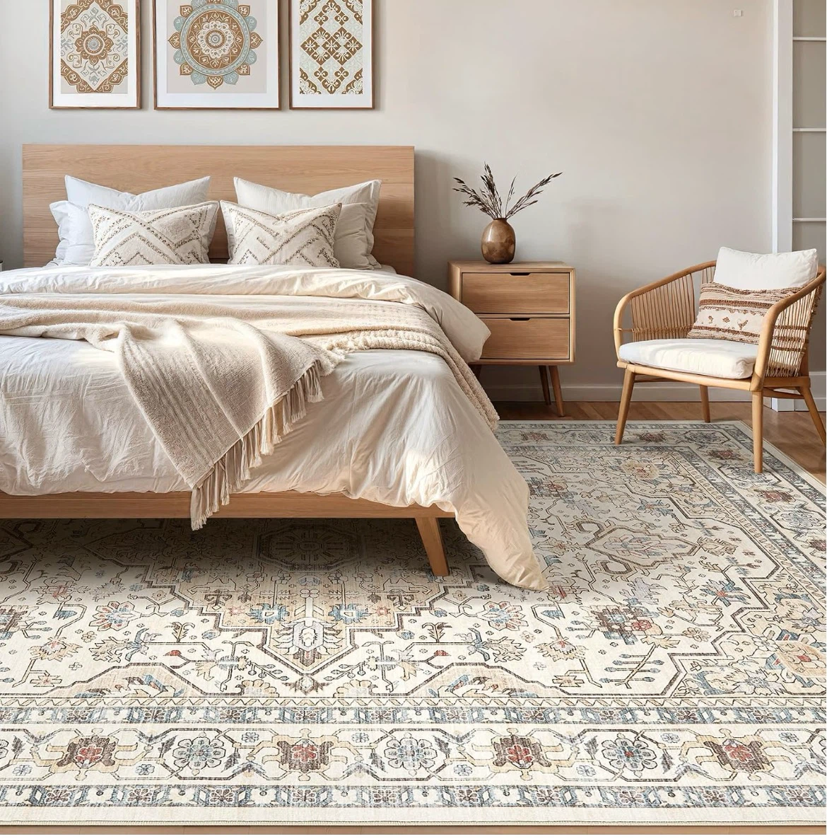 6x9 Faux Wool Area Rug - photo 4