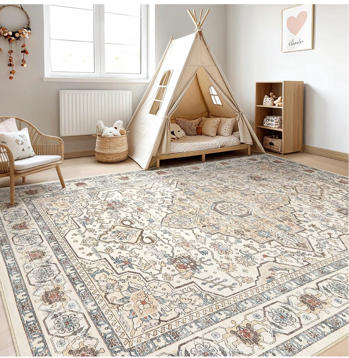 6x9 Faux Wool Area Rug - photo 5