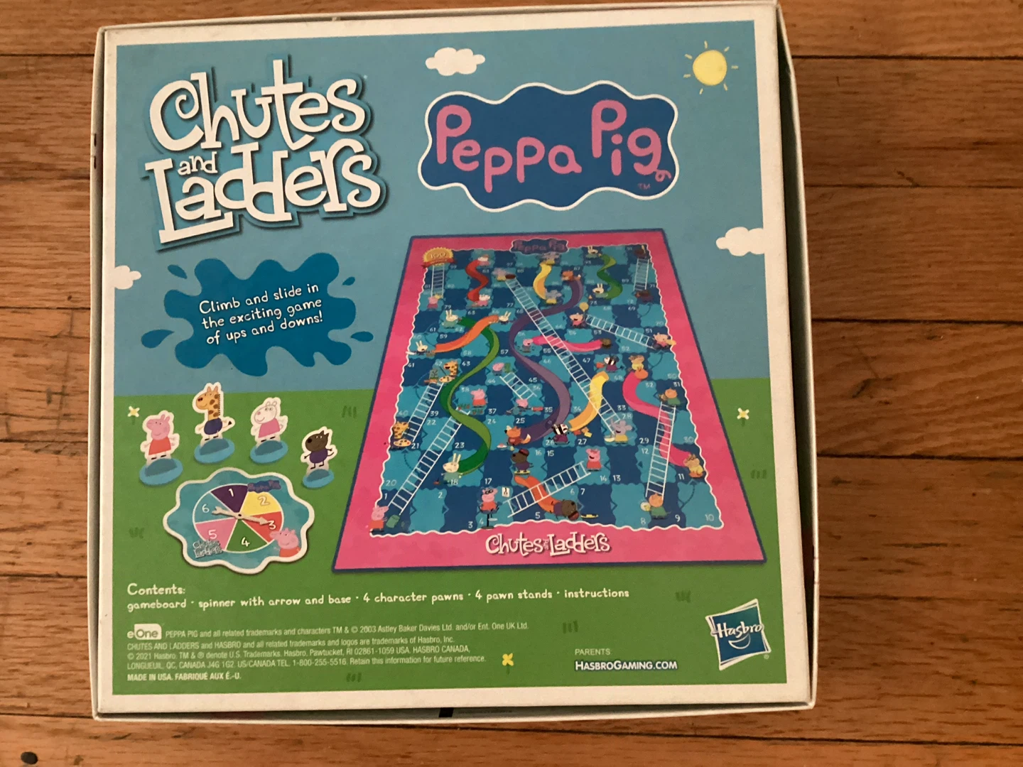 🏈 Peppa Pig Chutes and Ladders Game - photo 2