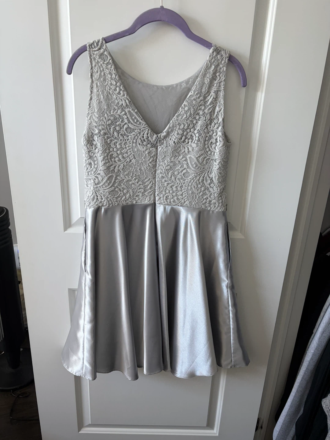 Fiesta Fashion Silver Lace Dress - photo 2