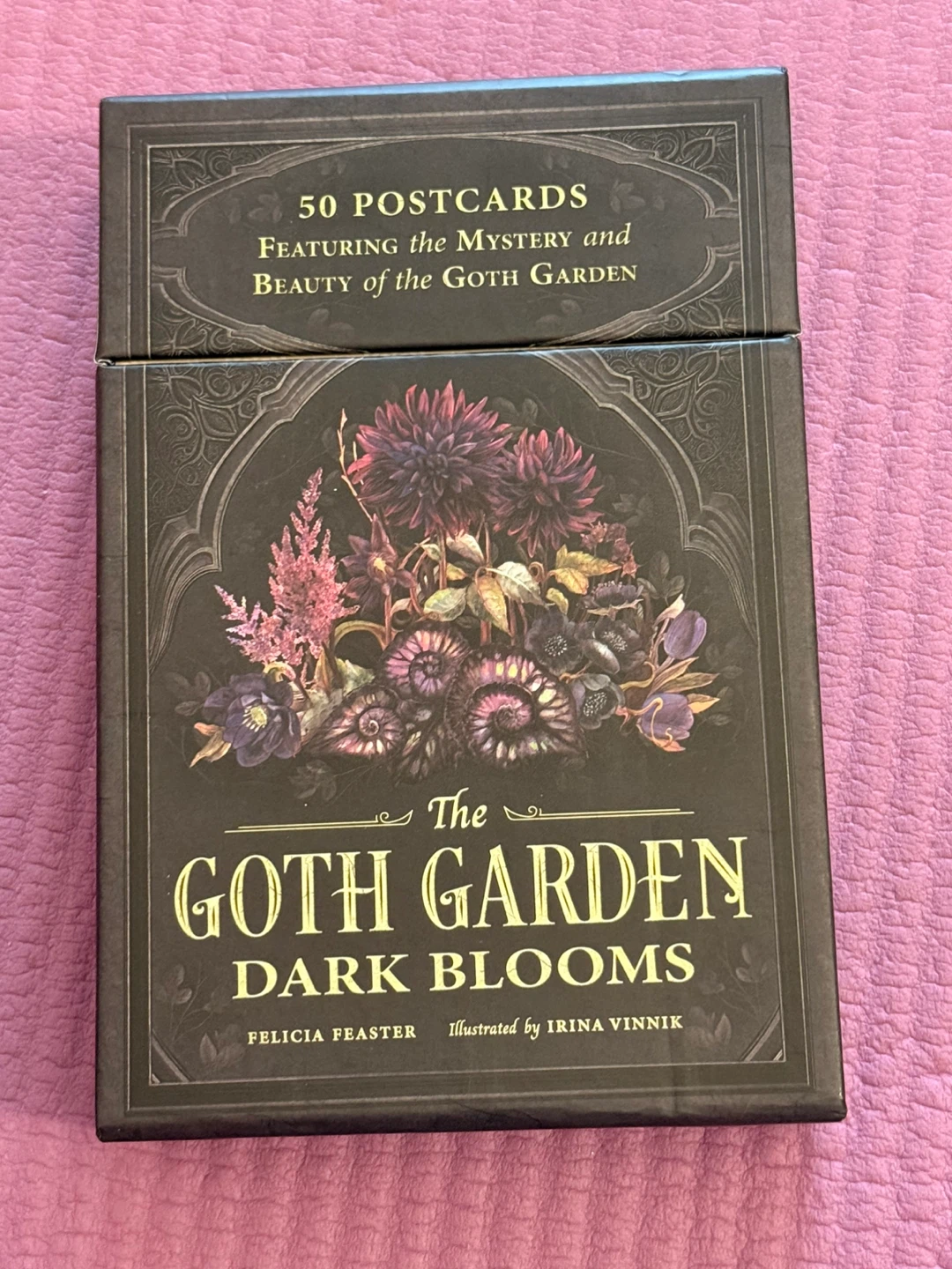 🏈The Goth Garden: Dark Blooms Postcard Collection