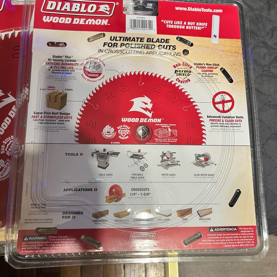 Diablo Wood Demon 10-inch 90-Tooth Saw Blade - photo 2