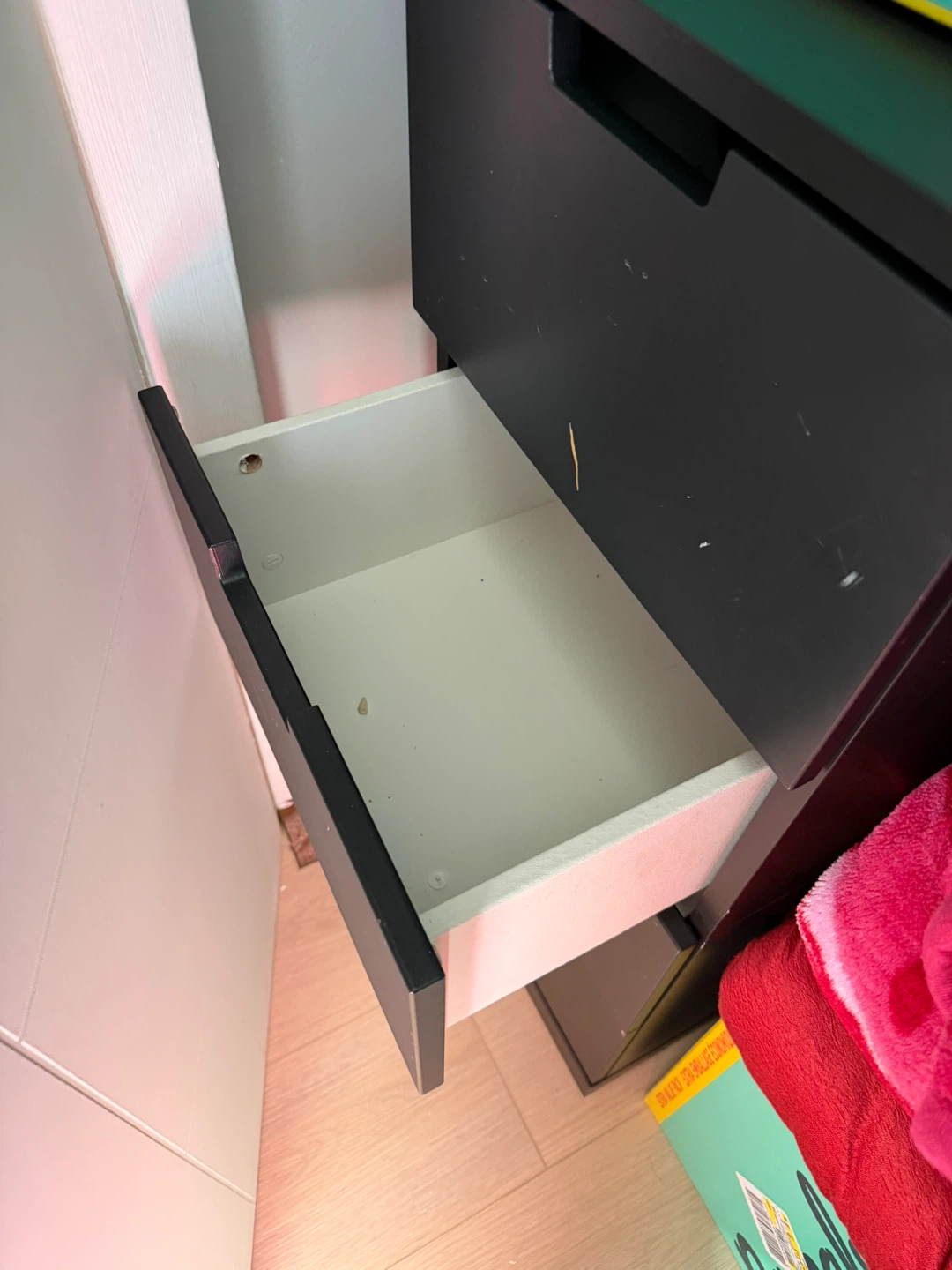 IKEA Black 4-Drawer Chest - photo 2