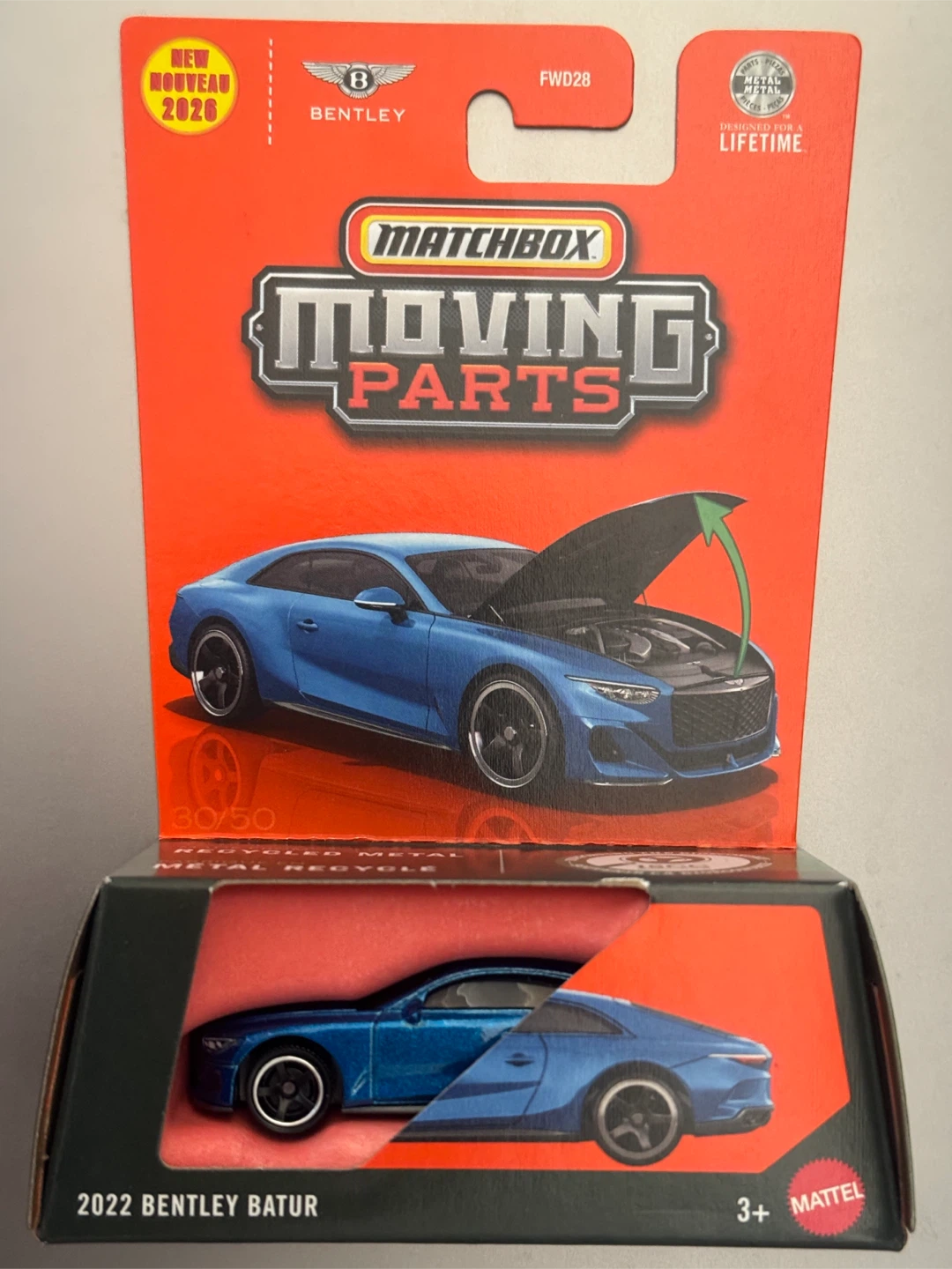 Matchbox Moving Parts 2022 Bentley Batur