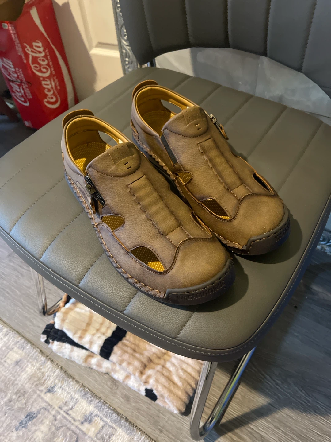 Iz dzn Brown Casual Sandals - photo 3