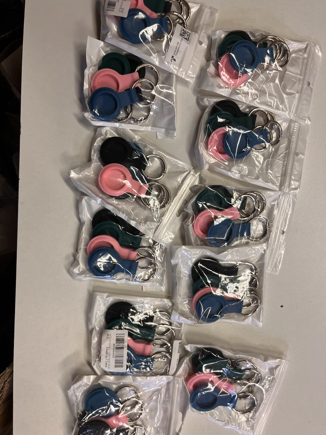 Air Tag Silicone Case - Pink/Gray/Blue/Black - photo 4