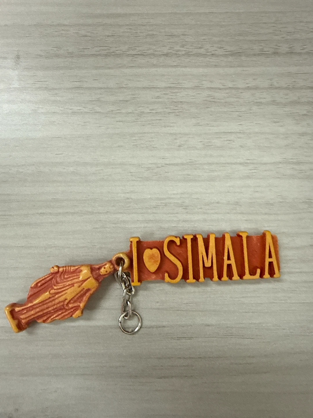 I Love Simala Key Chain