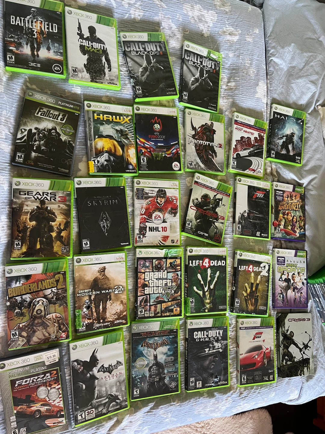 Large Collection of Xbox 360 Video Games