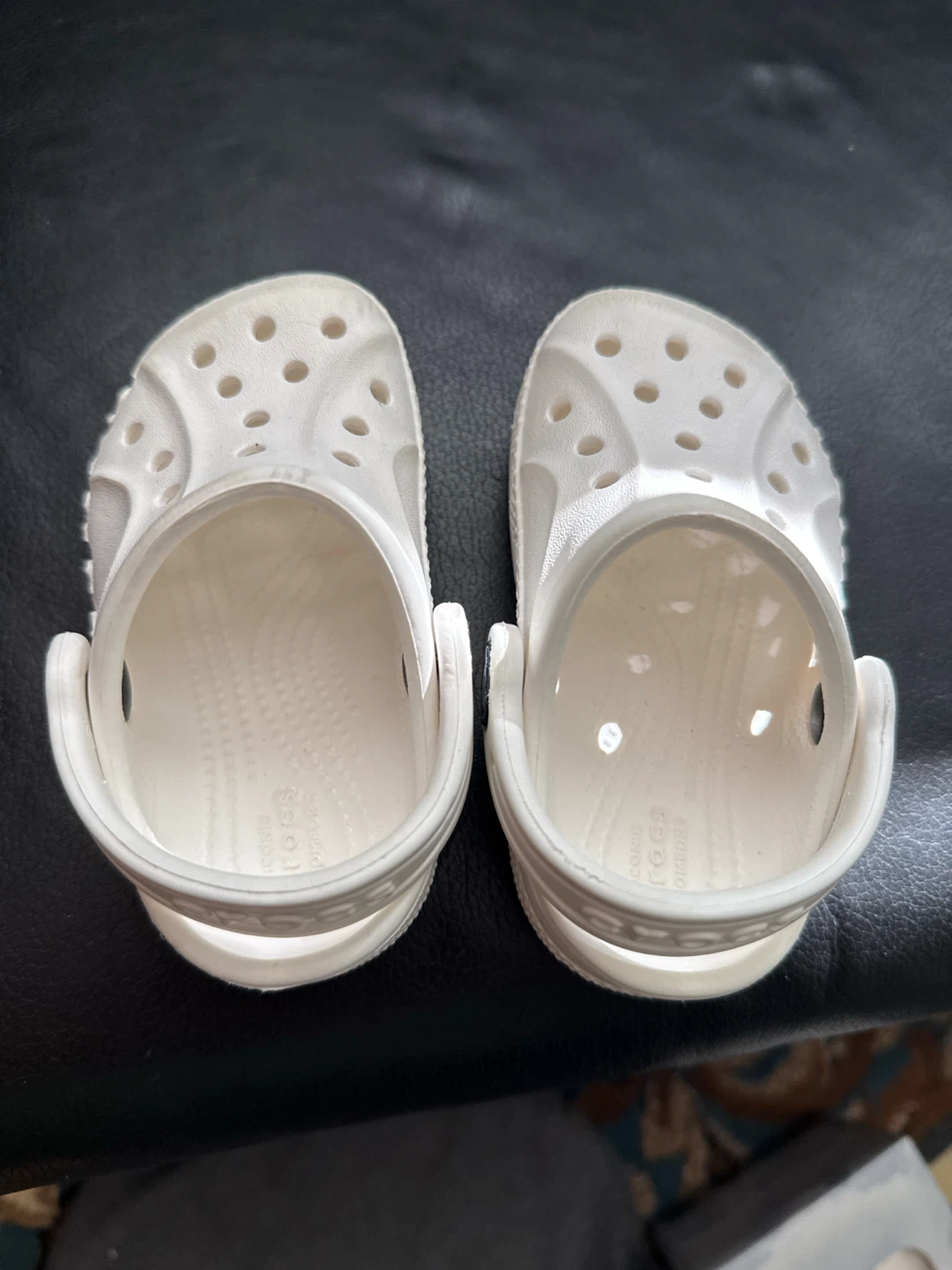 White Crocs Size 5