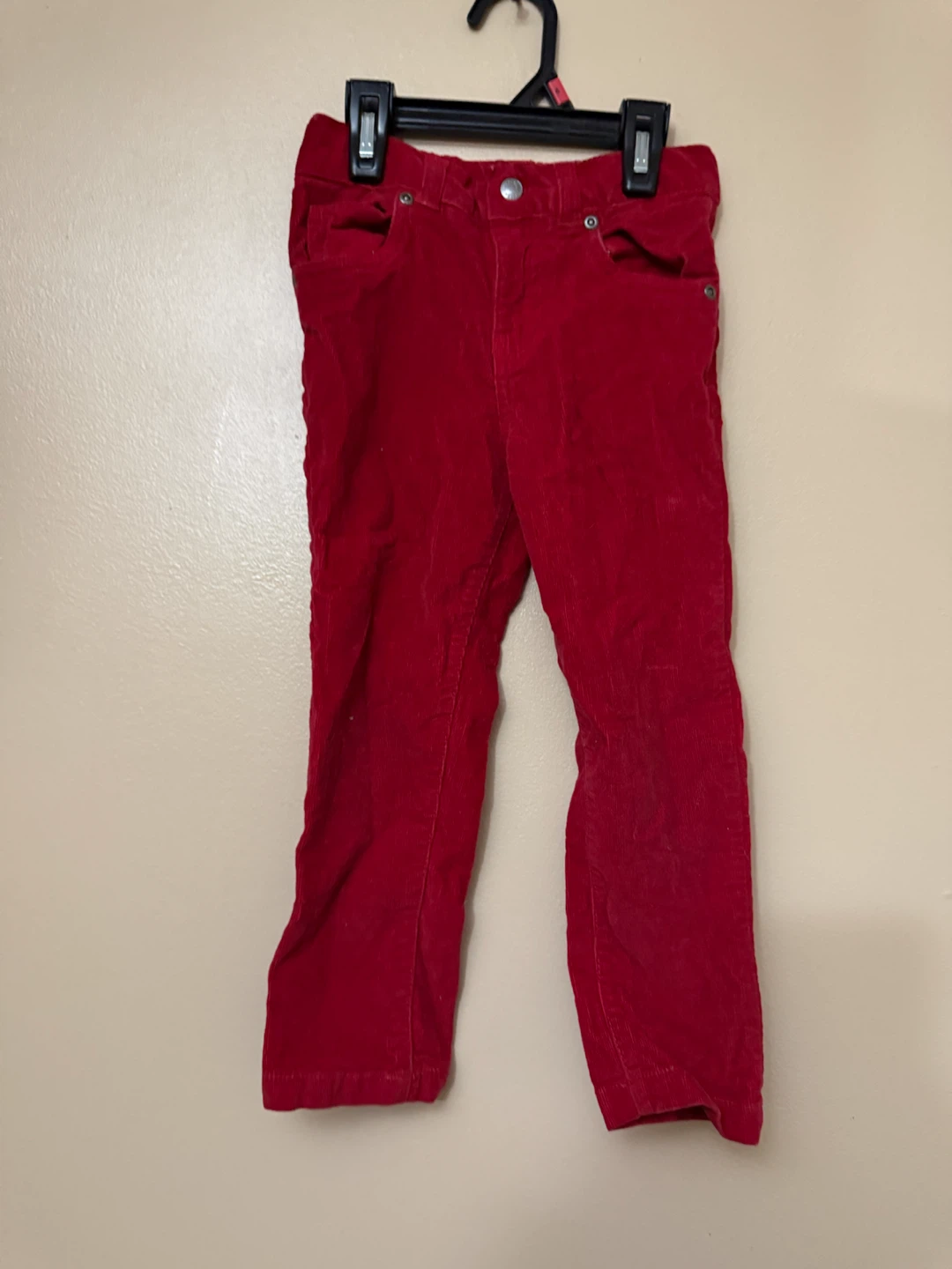 George Red Corduroy Kids Pants Size 4T