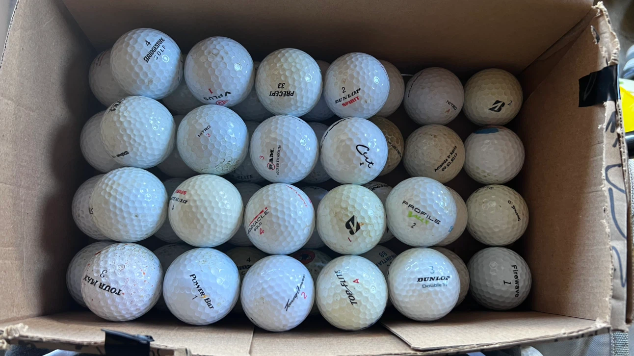 46 Assorted Golf Balls - Mixed Brands