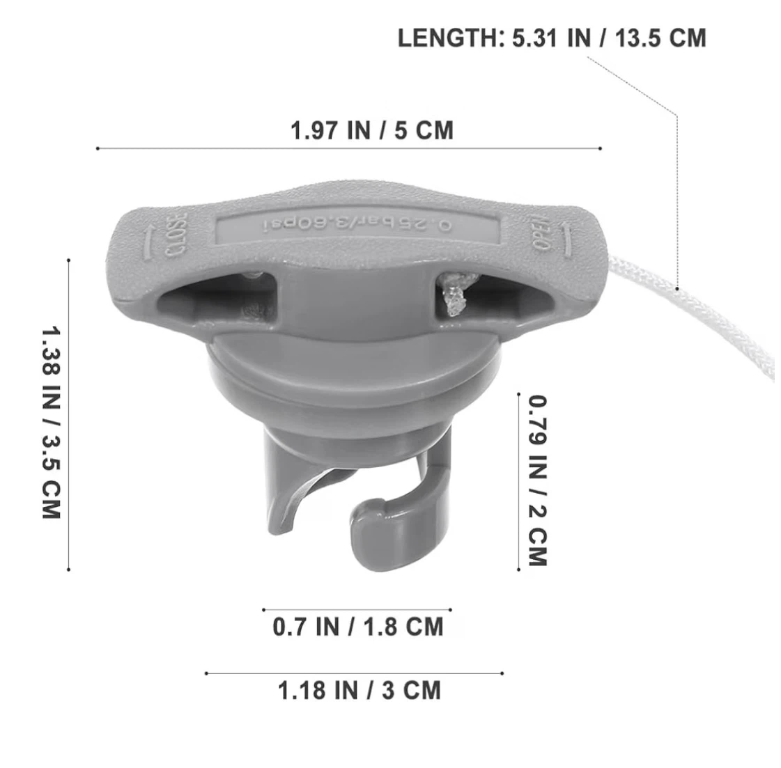 Airtight Replacement Gasket Plugs (5 Pack) - photo 3