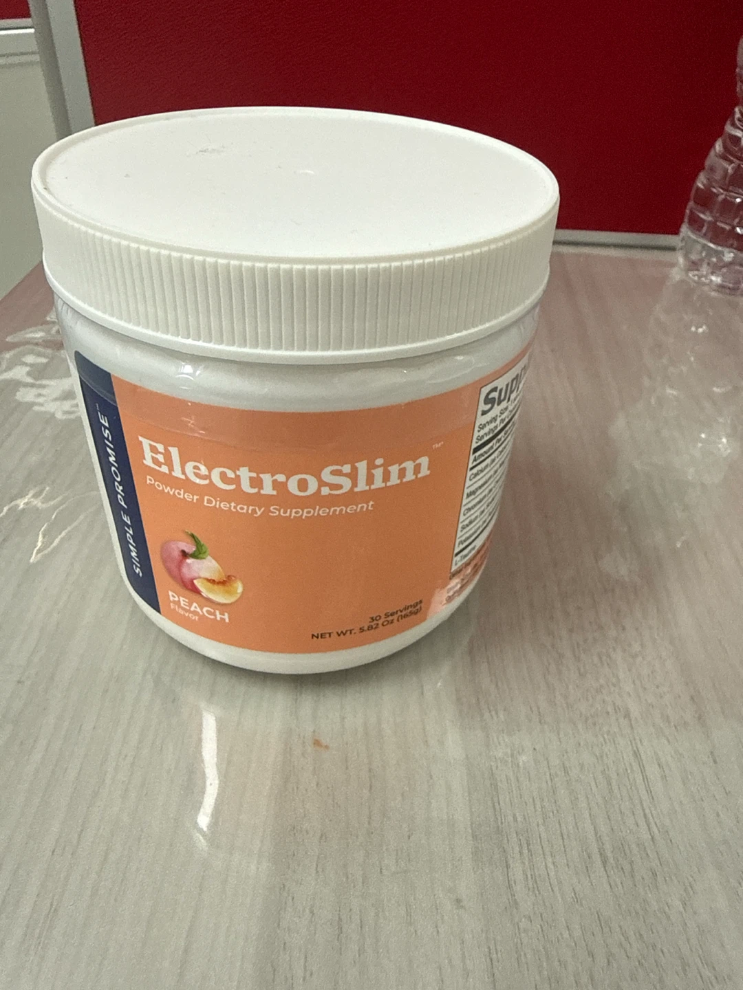 🏈 Simple Promise ElectroSlim Peach Powder Supplement