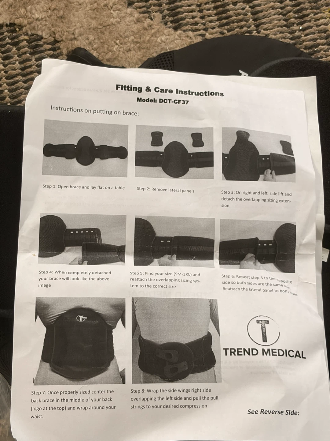 Trend Medical Cinch-Fit Pro LSO Unisex Lower Back Brace - photo 4