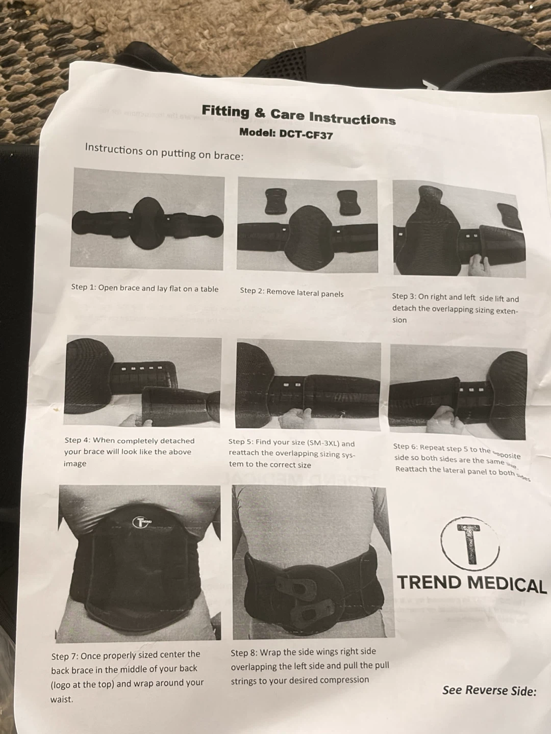 Trend Medical Cinch-Fit Pro LSO Unisex Lower Back Brace - photo 5