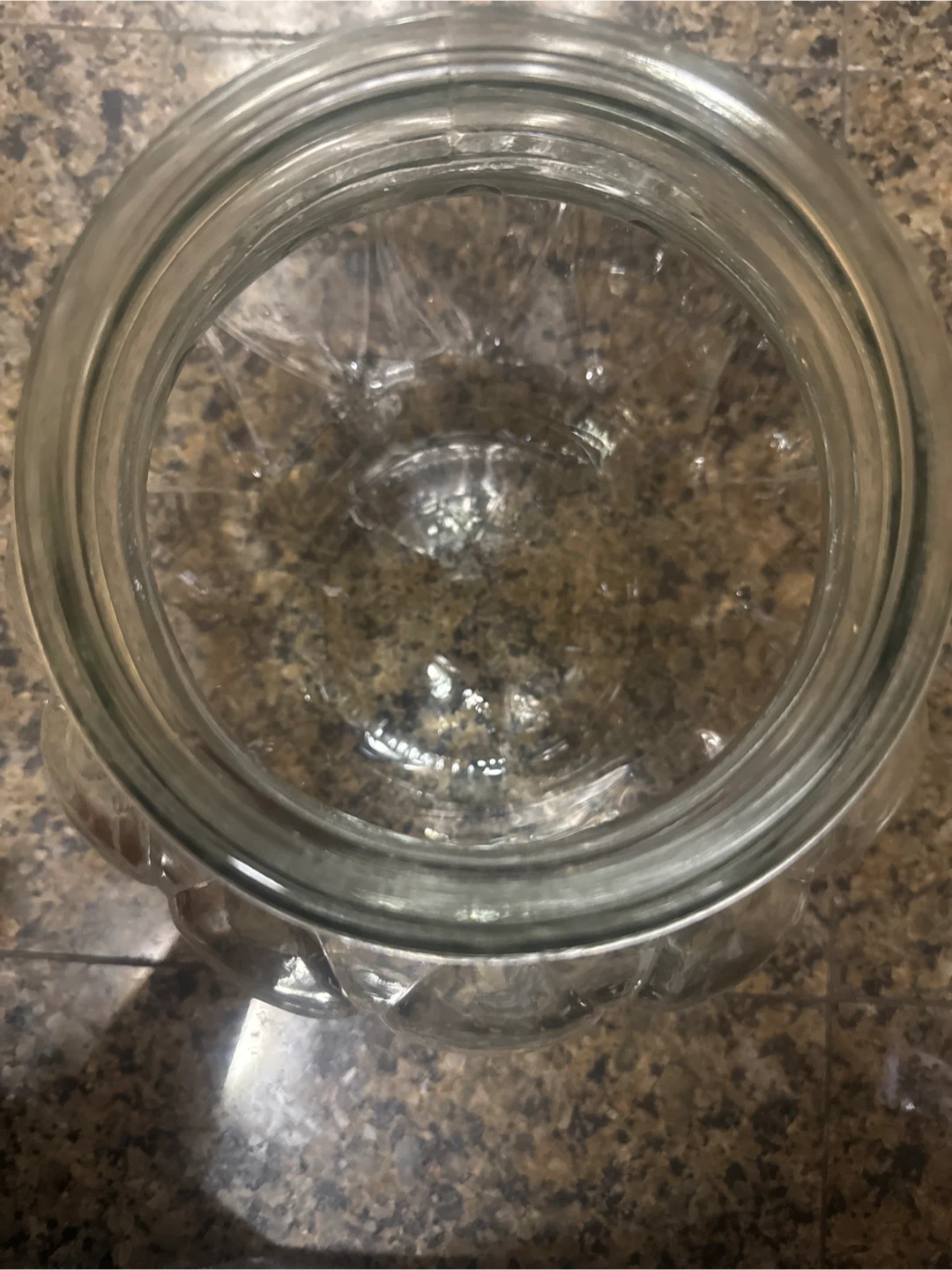 Clear Glass Pumpkin Shape Apothecary Jar with Wood Lid 8" 🏈 - photo 3