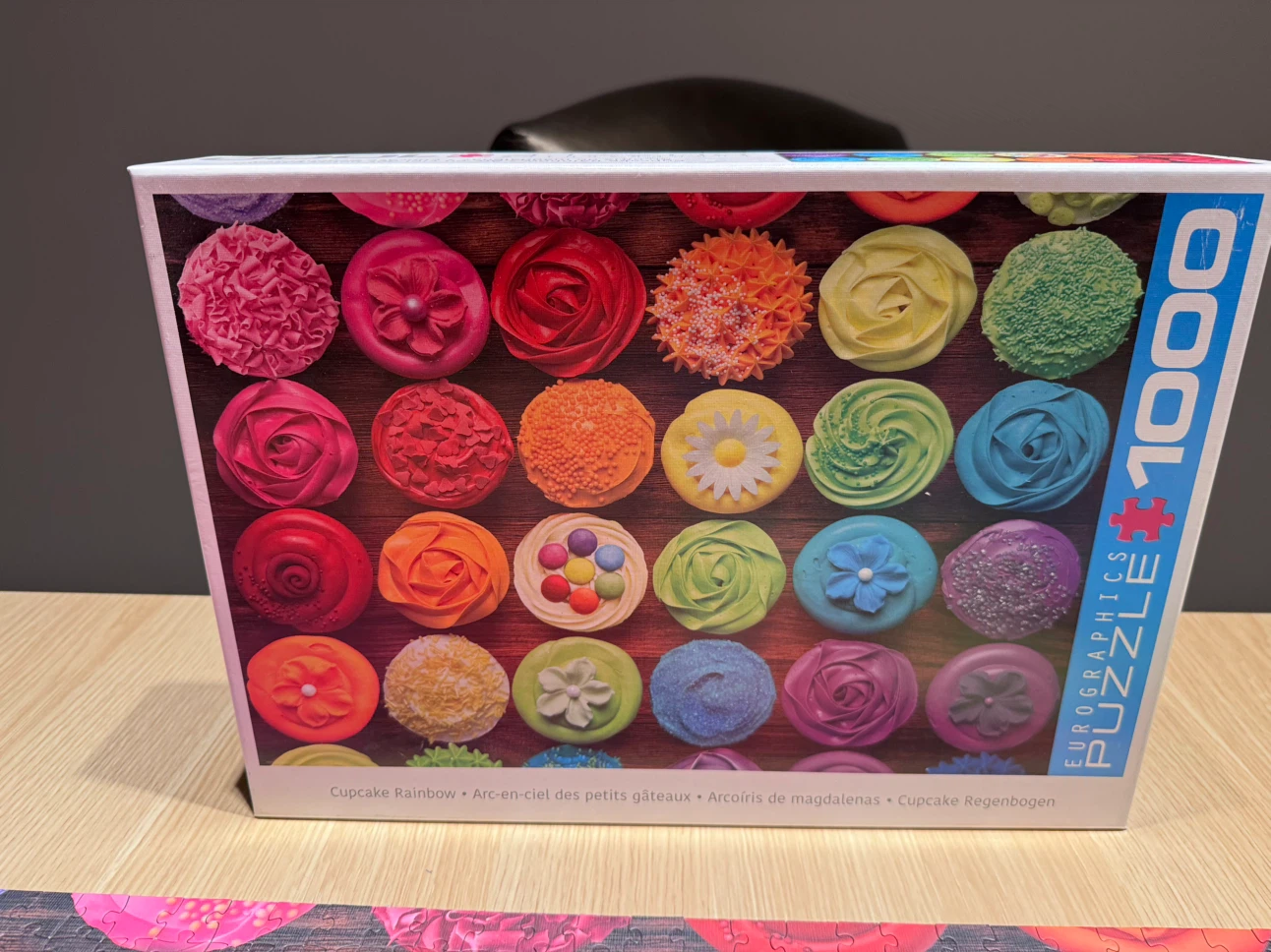 EuroGraphics Cupcake Rainbow 1000-Piece Puzzle