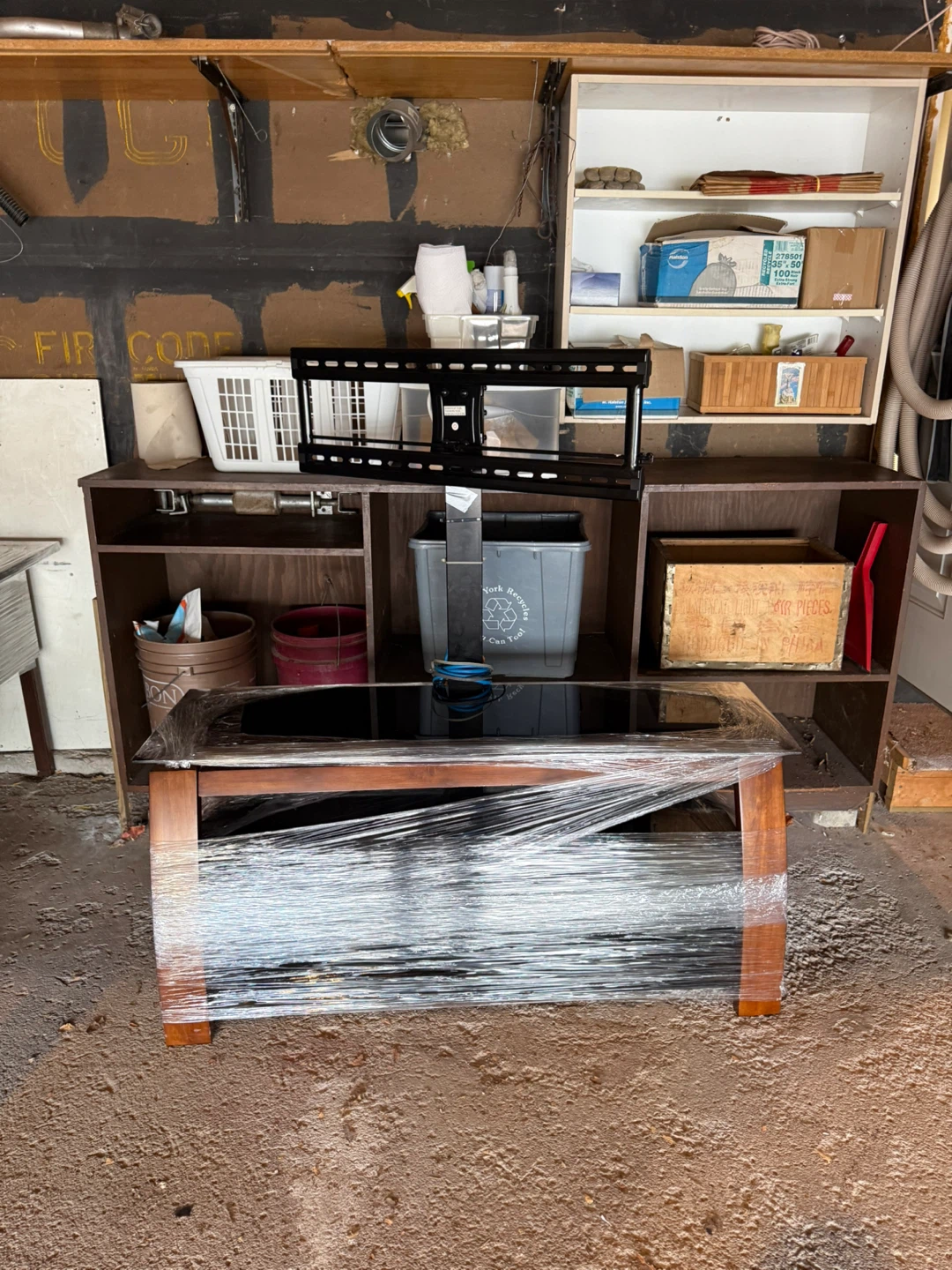 TV Stand with Integrated Mount