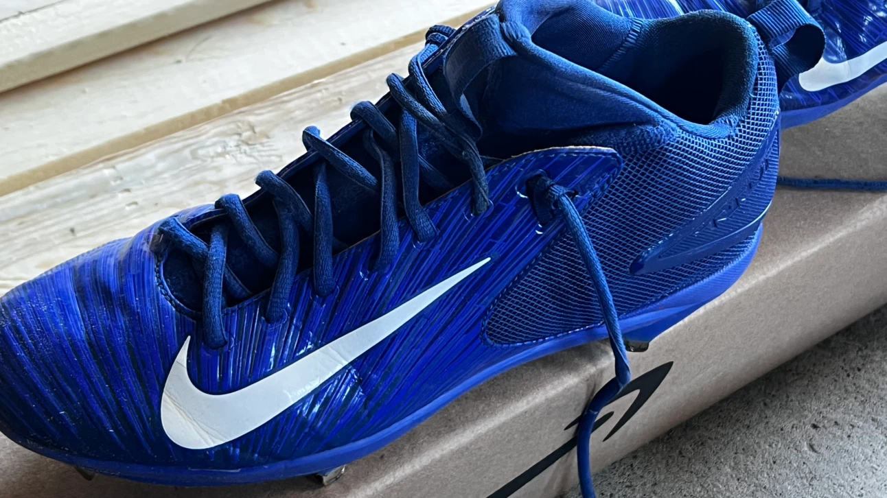 Blue Nike Baseball Cleats size 11.5 - photo 2