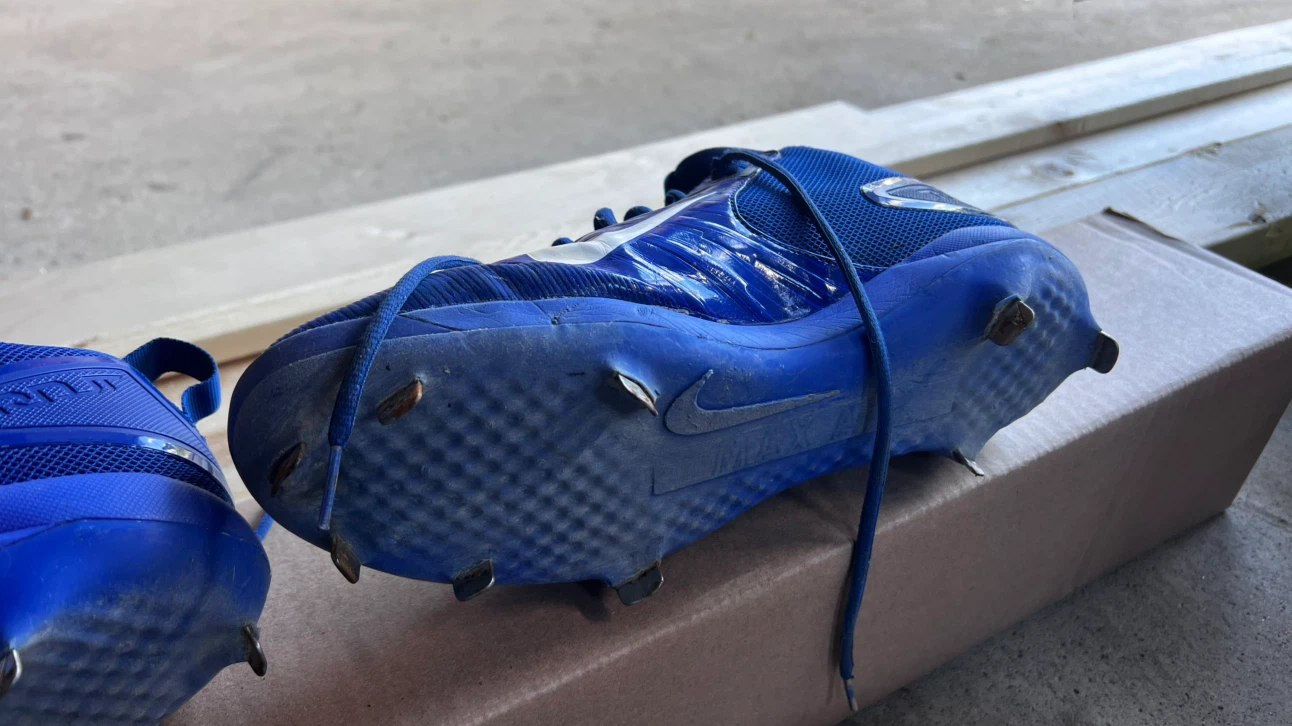 Blue Nike Baseball Cleats size 11.5 - photo 3