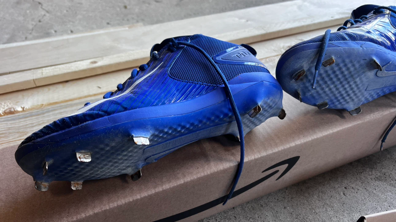 Blue Nike Baseball Cleats size 11.5 - photo 4