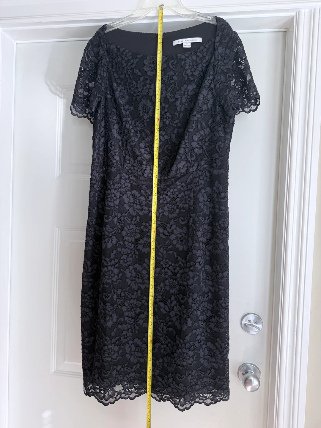 DVF black lace dress - photo 2