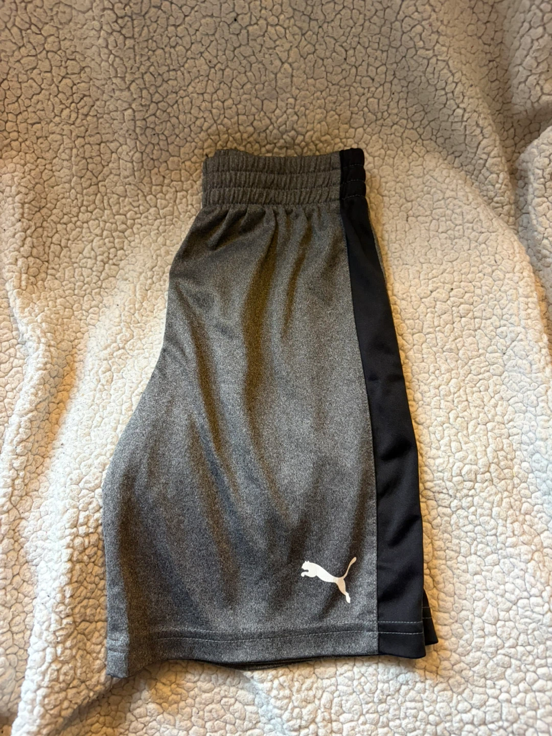 Puma Boys Athletic Shorts Gray Size 6/7 - photo 3