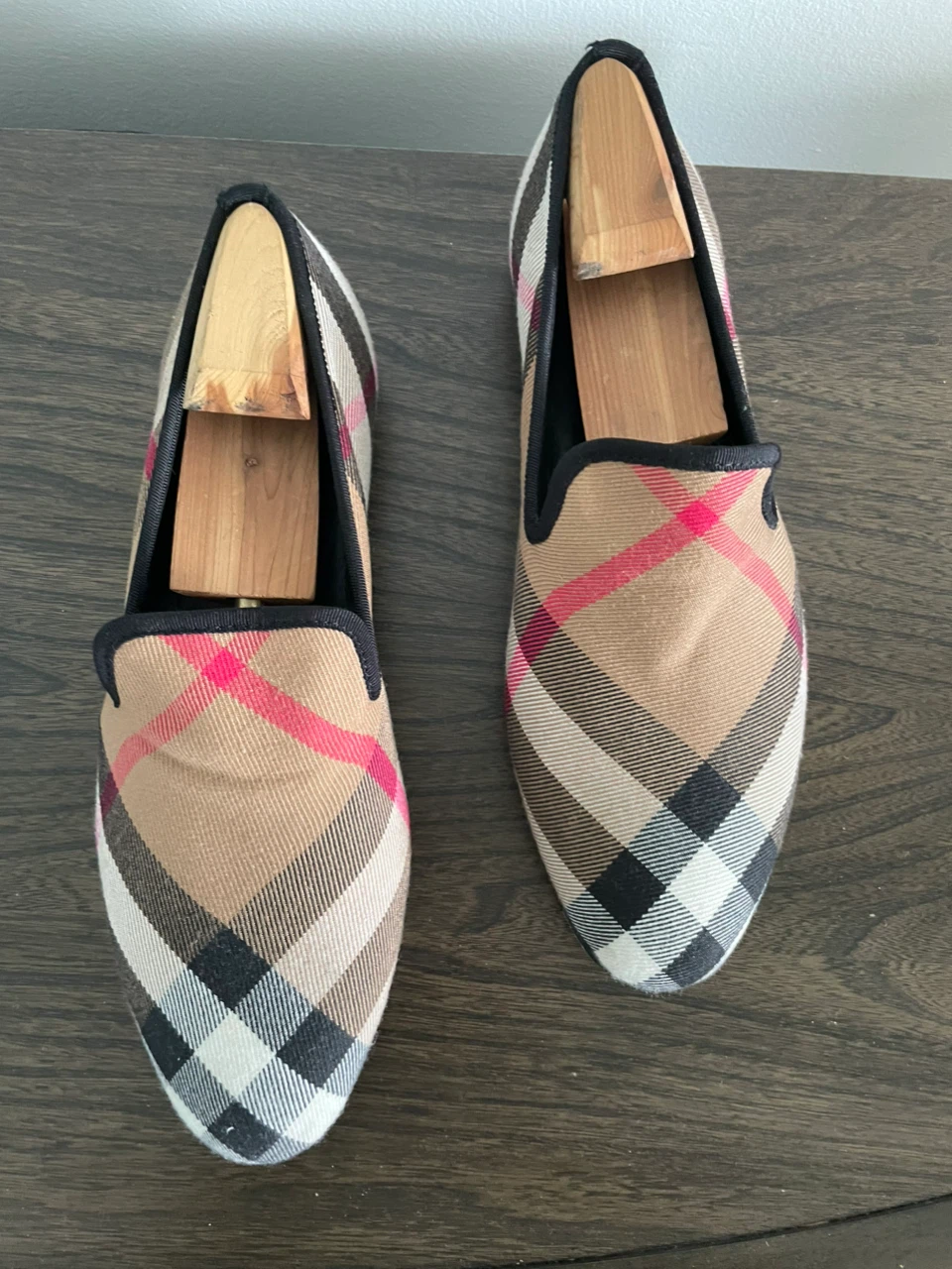 Piergitar Plaid Slip-On Shoes