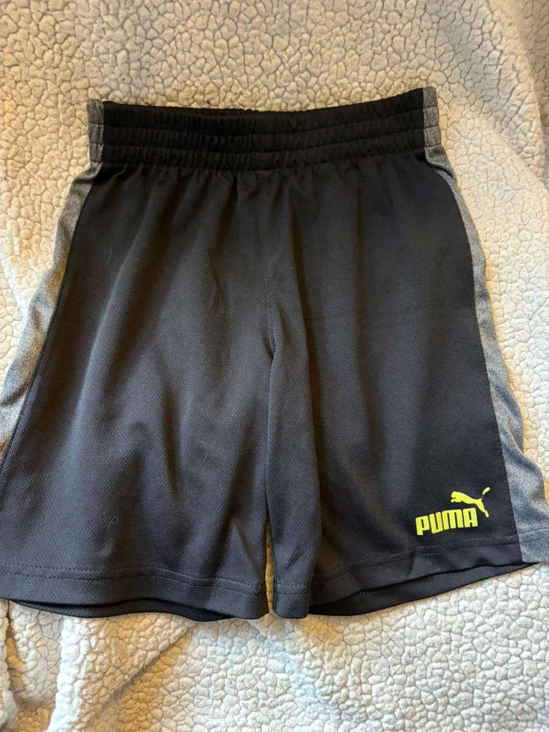 Puma Athletic Shorts Black and Gray