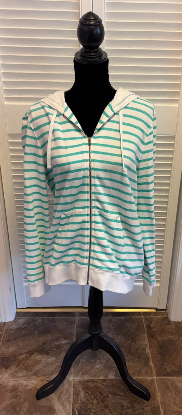 ✨✨Tommy Hilfiger Striped Zip-Up Hoodie